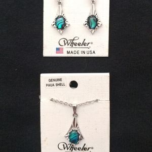 Wheeler Necklace And Earrings